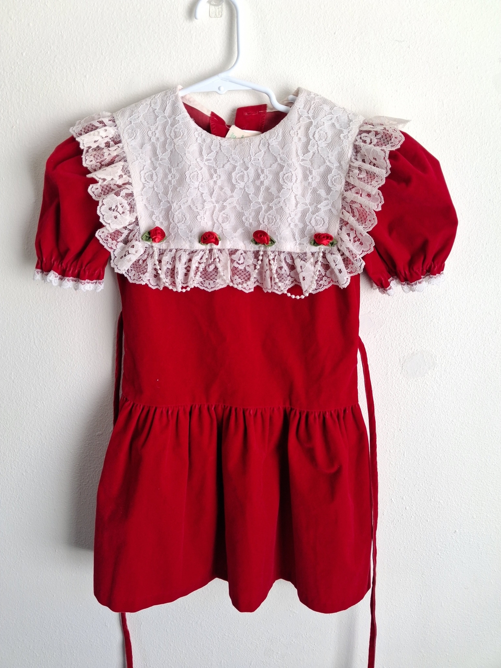 Vintagd Rose Cottage Girls Dress Floral  Size 5